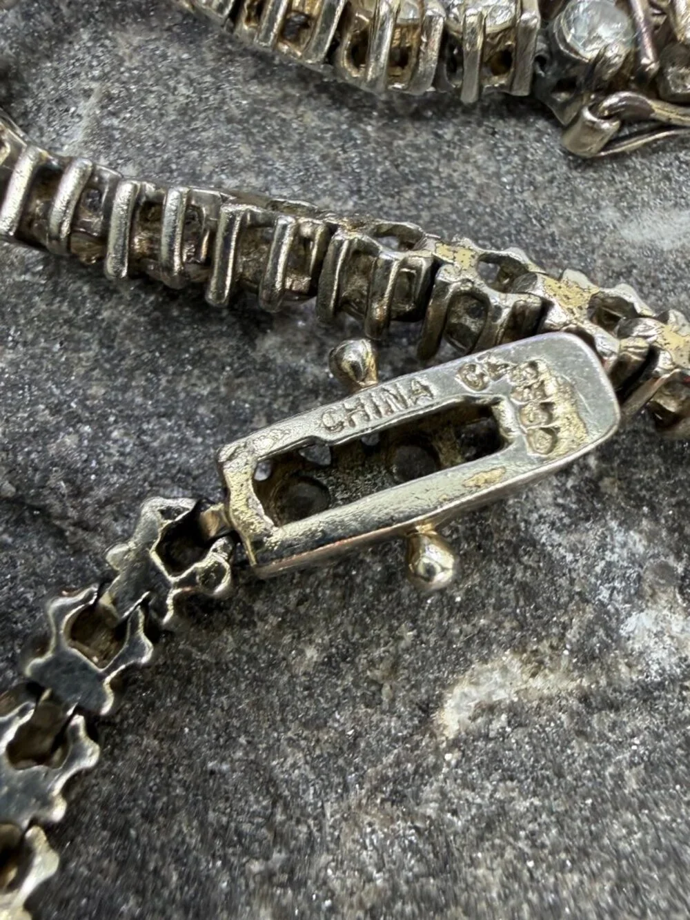 Sterling Silver Tennis Bracelet CZ Stones CL China 925 8